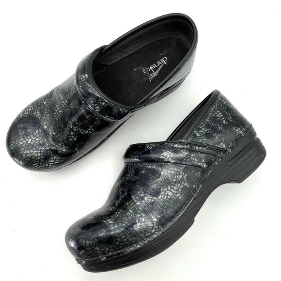 Dansko Professional Clogs Metallic Iridescent Snakeskin Print Size 37 | 6.5-7 - Picture 16 of 16